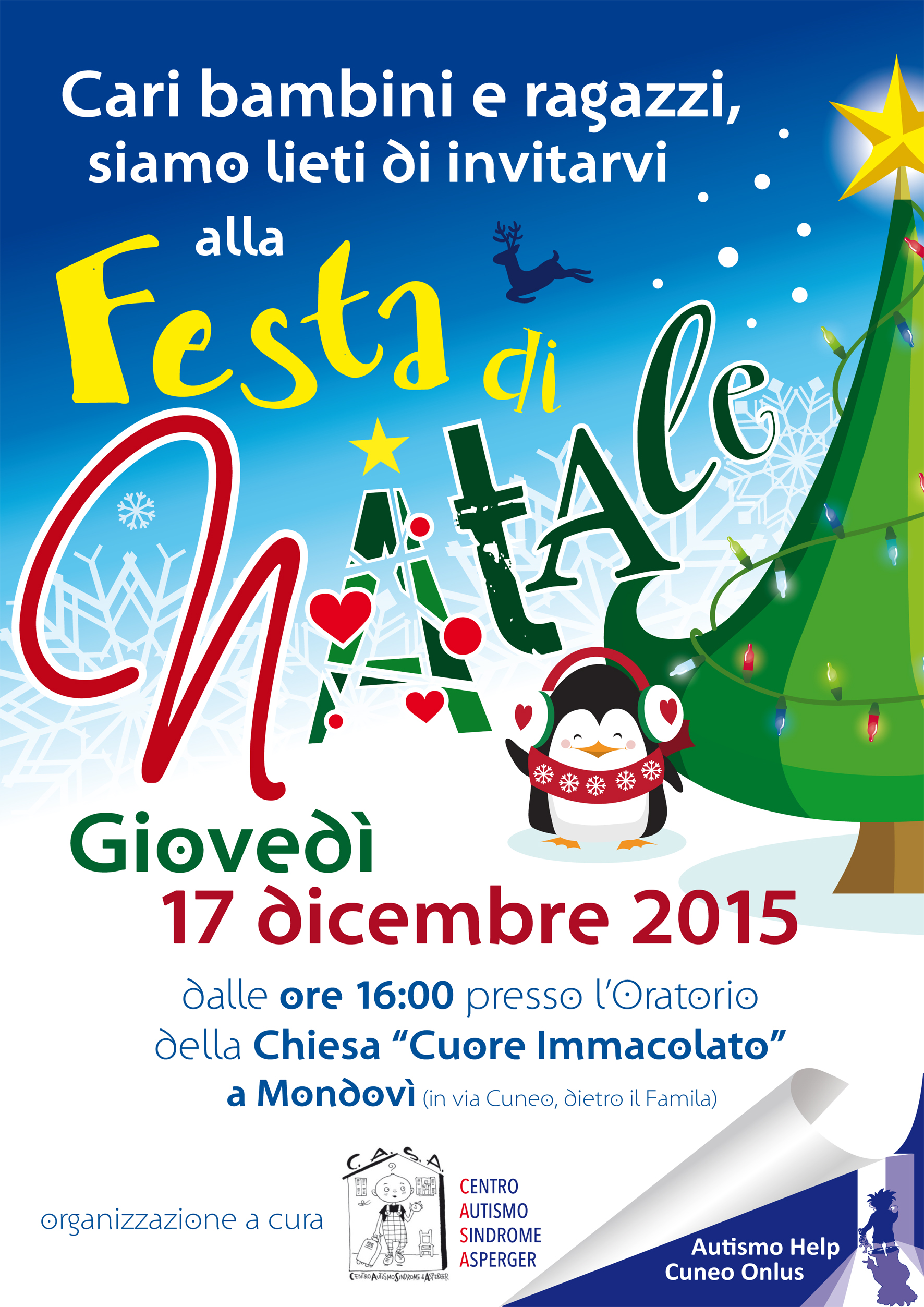 Immagini Di Natale Per I Bambini.Festa Di Natale Per I Bambini Del C A S A Autismo Help Cuneo